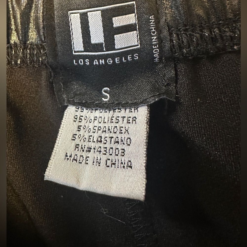 LF Los Angeles The Brand Faux Leather Leggings S - Picture 4 of 4